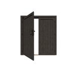 Nieuw! Woodacademy dubbele deur dicht - zwart, Nieuw, Hout, Schuur, Verzenden