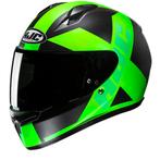 HJC C10 Tez Zwart Groen Integraalhelm, Motoren, Nieuw met kaartje, Verzenden, HJC, XXL