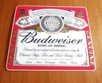 Budweiser - Emaille plaat - Metaal