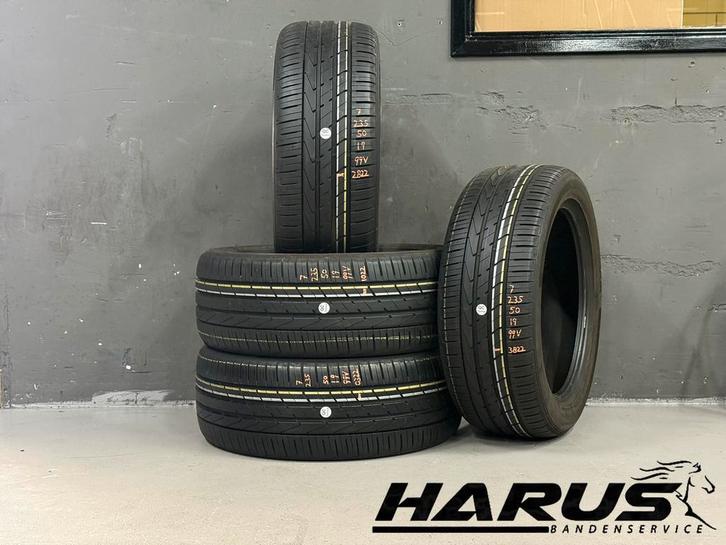 235/50/19 99V Hankook zomerbanden 7mm profiel 4 stuks, Auto-onderdelen, Banden en Velgen, 19 inch, Erkend duurzaam, Zomerbanden