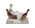Capodimonte - Beeldje, Madame Recamier - 20 cm - Porselein, Nieuw
