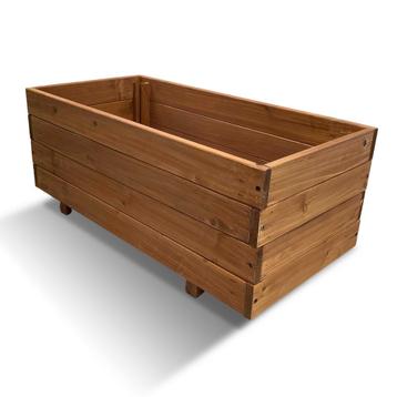 IvoQ Houten Plantenbak – 80 x 40 x 32 cm – FSC Hout – Voor G beschikbaar voor biedingen