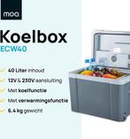 2dekans | MOA Koelbox Elektrisch 12v 230 volt - Coolbox 40L, Caravans en Kamperen, Ophalen of Verzenden, Gebruikt
