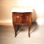 Nachtkastje - Hout, Calacatta marmer, Ormolu, Porselein