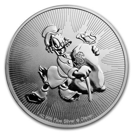 Niue - Disney Scrooge McDuck - 1 oz 2018 (250.000 oplage), Postzegels en Munten, Munten en Bankbiljetten | Verzamelingen, Munten
