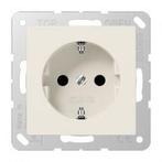 Jung Stopcontact + randaarde 1 voudig - as500 crème (A520N), Doe-het-zelf en Verbouw, Elektra en Kabels, Nieuw, Stopcontact