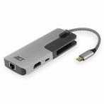 ACT USB-C naar HDMI 4K 30Hz, 3x USB-A, USB-C PD, Audio, Tv en Foto, Audiokabels en Televisiekabels, Nieuw, Ophalen of Verzenden