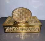 Doos - Hout, Messing, Antiek en Kunst, Curiosa en Brocante