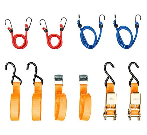 Spanband + snelbinder set - 8 delig, Auto diversen, Auto-accessoires, Nieuw, Ophalen of Verzenden