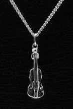 Zilveren Viool of Cello ketting hanger, Sieraden, Tassen en Uiterlijk, Verzenden, Nieuw
