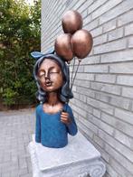 Beeld, balloon girl 65 cm - 65 cm - polyresin