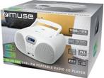 Muse MD-208DBW - Draagbare boombox met DAB+/FM-radio en, Verzenden, Zo goed als nieuw