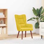 vidaXL Ontspanningsstoel Geel 63 x 67 x 94 cm Fluweel, Huis en Inrichting, Fauteuils, Verzenden, Nieuw
