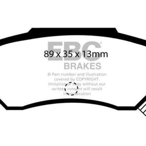 EBC 92-94 Acura Integra 1.7 Vtec Redstuff Rear Brake Pads -, Auto-onderdelen, Remmen en Aandrijving, Ophalen of Verzenden
