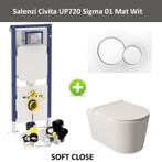 Geberit UP720 Toiletset Wandcloset Salenzi Civita Mat Wit, Doe-het-zelf en Verbouw, Sanitair, Nieuw, Overige typen, Ophalen of Verzenden