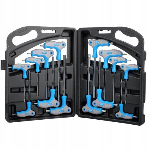 T-sleutel set - 14 delig - Hex + Torx - Met opbergdoos, Doe-het-zelf en Verbouw, Gereedschap | Handgereedschap, Nieuw, Ophalen of Verzenden