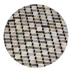 Vloerkleed Koe rond illusion multicolor 150cm (bos taurus, Huis en Inrichting, Verzenden, Nieuw