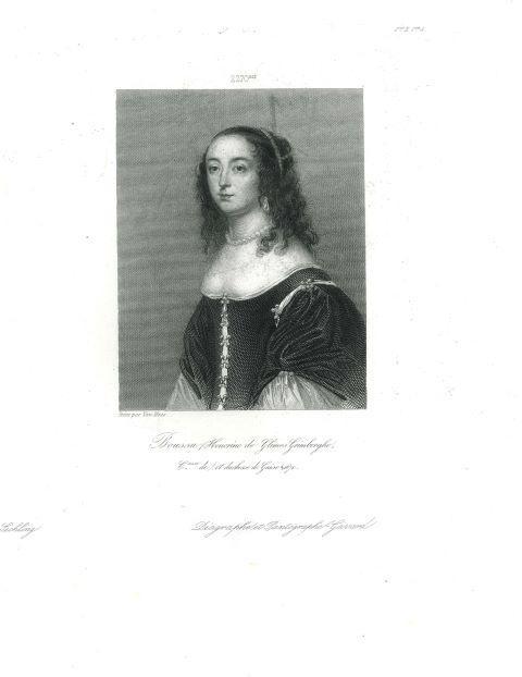 Portrait of Honorine de Glimes Grimberghe, Antiek en Kunst, Kunst | Etsen en Gravures