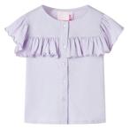 vidaXL Kindershirt 116 lila, Verzenden, Nieuw