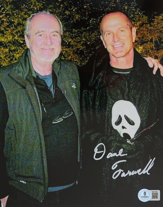 Scream - Dane Farwell (Ghostface) Here with Wes Craven -, Verzamelen, Film en Tv
