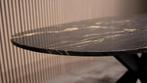 Cosmic Black Eettafel DeensOvaal 220x100 cm direct leverbaar, Ophalen, Overige materialen, 100 tot 150 cm, Vijf personen of meer