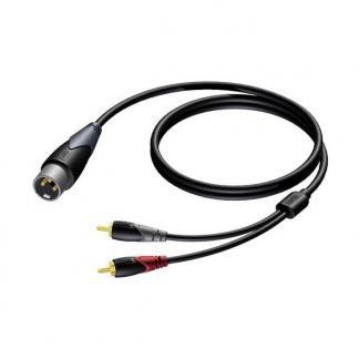 XLR naar Tulp kabel, Audio, Tv en Foto, Audiokabels en Televisiekabels, Nieuw, Verzenden