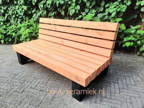 douglas tuinbank loungebank exclusief model zwart onderstel, Tuin en Terras, Tuinbanken, Nieuw, Hout, Ophalen of Verzenden