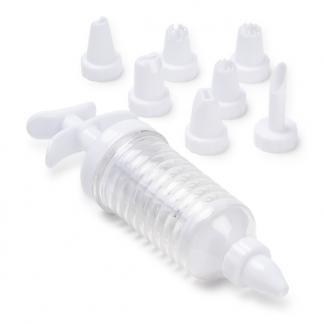 Garneerspuit | La Cusina (7 spuitmondjes), Huis en Inrichting, Keuken | Keukenbenodigdheden, Nieuw, Verzenden