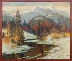Usik Stepan Grigorovich (1925-2001) - Carpazi invernali, Antiek en Kunst