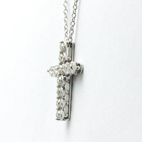 Ponte Vecchio - Ketting met hanger - 18 karaat Witgoud, Sieraden, Tassen en Uiterlijk, Antieke sieraden
