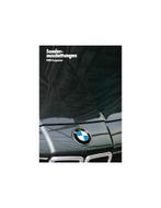 1985 BMW SONDERAUSSTATTUNGEN BROCHURE DUITS, Nieuw, BMW, Author