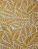 Goudkleurige jacquard fluweel Art Nouveau stof - Artmaison