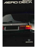 1993 HONDA ACCORD AERO DECK BROCHURE NEDERLANDS, Nieuw, Honda, Author