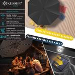 KESSER® Parasol LED Solar Stokparasol met Zwengel Incl. 2in1, Verzenden, Nieuw