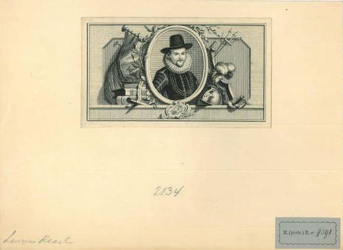 Portrait of Laurens Reael, Antiek en Kunst, Kunst | Etsen en Gravures