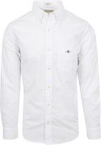 Gant Casual Overhemd Poplin Wit maat XS Heren, Verzenden, Nieuw, Wit, GANT