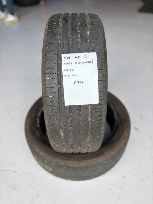 205/45/17 CONTI ECOCONTACT6 5,5MM 2 STUKS 120,- (2020), Auto-onderdelen, Banden en Velgen, 17 inch, ARN erkend, BOVAG lid, Stiba lid