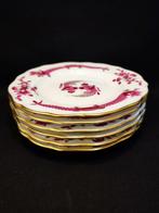 Meissen - Bord (6) - Ø 16,2 cm 6er Set Dessertteller Purpur