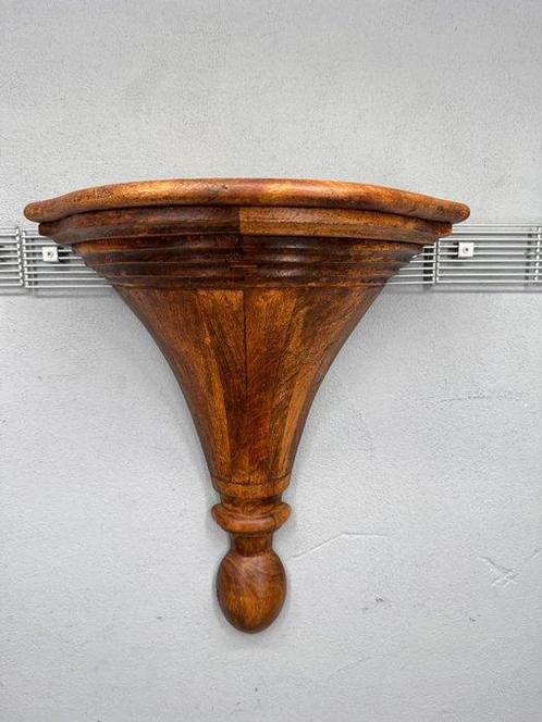 schitterende XXL houten wand console - Wandtafel - Hout, Antiek en Kunst, Curiosa en Brocante