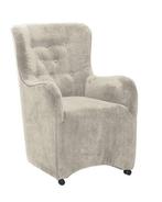 Eetkamerstoel Jennifer - eetkamerstoelen - Wit, Nieuw, Wit, Stof
