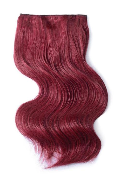 Remy Human Hair extensions Double Weft  20 - rood 530#, Sieraden, Tassen en Uiterlijk, Uiterlijk | Haarverzorging