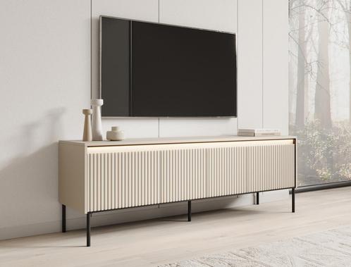Meubella TV-Meubel Timoteo beige 170 cm, Huis en Inrichting, Kasten | Televisiemeubels, 150 tot 200 cm, 25 tot 50 cm, Nieuw, Overige materialen