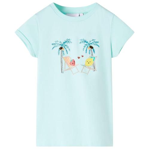 vidaXL Kindershirt 104 lichtzeeblauw, Kinderen en Baby's, Kinderkleding | Overige, Nieuw, Verzenden