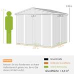 Metalen Tuinhuisje, Weerbestendig &amp; Roestvrij, Afsluitba, Verzenden, Nieuw