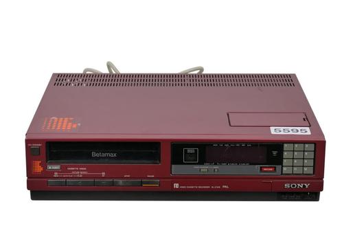 Sony SL-C30E - Betamax (RARE - RED), Audio, Tv en Foto, Videospelers, Verzenden