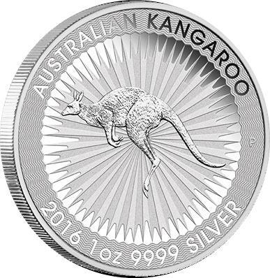 Kangaroo (Perth Mint Australia) 1 oz 2016, Postzegels en Munten, Munten | Oceanië, Losse munt, Zilver, Verzenden