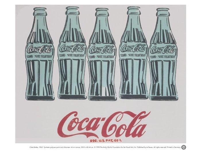 Andy Warhol (after) - Coke Bottles, 1962- Licensed Print. -, Antiek en Kunst, Kunst | Tekeningen en Foto's