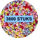 Fako Bijoux® - Cijferkralen Rond Bulk - Number Beads - Acryl, Hobby en Vrije tijd, Verzenden, Nieuw