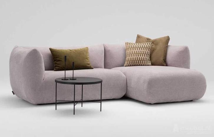 Loungebank Veendam - loungebanken, Huis en Inrichting, Banken | Sofa's en Chaises Longues, Nieuw, Stof