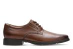 Clarks - maat 41- Heren schoenen Tilden Plain G - Bruin, Kleding | Heren, Schoenen, Verzenden, Nieuw